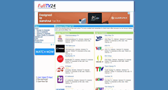 Desktop Screenshot of fulltv24.com